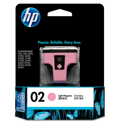 Mực in HP 02 Light Magenta Ink Cartridge (C8775WA)